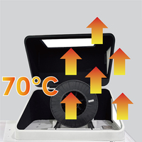Imprimante 3D FDM Goofoo VELO+ de grande taille, de qualité industrielle, haute précision, double extrudeur, USB/WiFi, PLA ABS PETG 0,2-2,0 mm, automatique