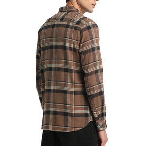 Chemises en flanelle pour hommes avec logo personnalisé OEM, manches longues, séchage rapide, prix de gros 2026 - Product Image 2