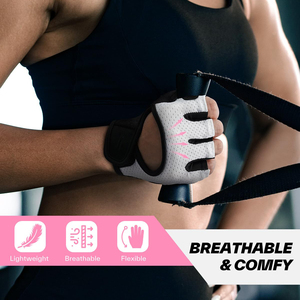 Gym Weightlifting <b>Gloves</b> Comfortable Fitness <b>Training</b> <b>Gloves</b> with Palm Padding and Wrist Support Straps - Product Image 5