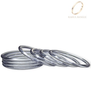 Premium Quality High Selling Kashmiri Jelly Grey Acrylic <b>Bangles</b> Set Stylish <b>Bracelet</b> Jewellery for Women at Wholesale Price - Product Image 1
