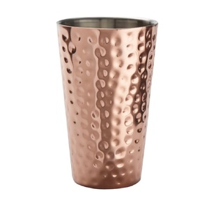 Heritage Copper Drinking Glass Handmade Tumbler Ayurvedic Wellness Vessel Elegant Dining Kitchen Durable Premium Metal <b>Cup</b> - Product Image 4
