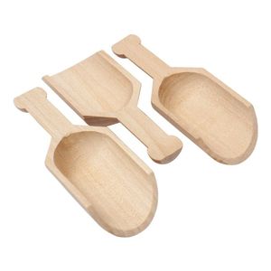 Mini cuillère en bois naturel écologique au design classique avec une capacité de 10 ml/20 ml/30 ml pour le café, le sucre, le sel de bain, les épices - Product Image 1