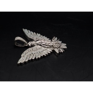 Collar con Colgante de Diamante Moissanite de Corte Redondo Clásico, Chapado en Plata, para Mujeres y Hombres, Uso Diario, Precio de Exportación - Product Image 6