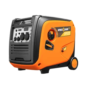 Hwasdan 4kw Gasoline/Petrol Power Inverter generator silent 120v240V 4-stroke electric start Gas Generators