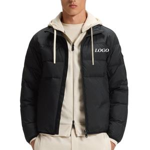Veste matelassée pour homme à col montant, design décontracté, prix de gros, fermeture éclair, prix avantageux pour les acheteurs en gros, manches longues - Product Image 1