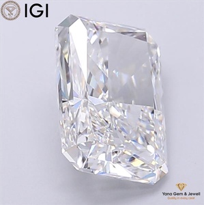 Diamante Cultivado en Laboratorio con Certificación IGI, Corte Radiante, 2.50 Quilates, Color D, Claridad VVS1, CVD, para un Elegante Colgante con Brillo - Product Image 4