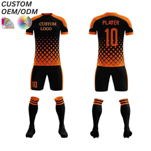 Uniforme de Entrenamiento Corto de Fútbol Transpirable con Estampado 100% Poliéster, Soporte OEM ODM para Fábrica de Ropa de Fútbol al por Mayor - Product Image 4