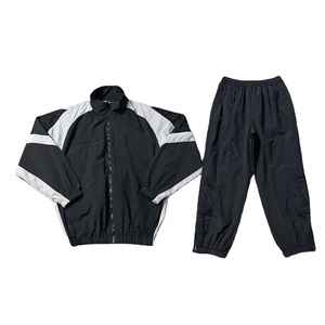 Custom <b>Mens</b> Clothing Short and <b>Jacket</b> Jogger Set Two Piece Zipper <b>Track</b> Suit Polyester Windbreaker Tracksuit Short Set - Product Image 1