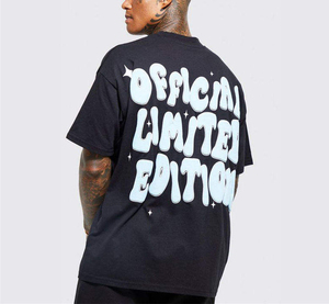 เสื้อยืดคอกลมผ้าฝ้าย 100% ลายมัดย้อมสำหรับผู้ชาย พร้อมกางเกงขาสั้น ชุดออกกำลังกายลายพิมพ์เรียบ ชุดเสื้อยืดแบบกำหนดเอง - Product Image 5