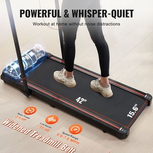 Tapis Roulant Pieghevole da 2.5HP per Casa e Ufficio, Capacità 265 Libbre, Macchina da Corsa con Test Frequenza Cardiaca DC, Senza Spina di Alimentazione - Product Image 3