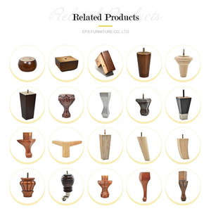 Farmhouse Solid Wood Furniture Legs for <b>Sofa</b> Vintage Dresser Ottoman Feet Rustic Wooden Replacement Legs for Home Decor - Product Image 3