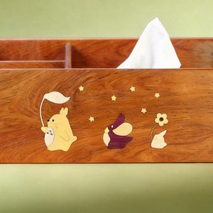 Elegant Wooden Tissue <b>Paper</b> Box Case for Desktop - Product Image 1