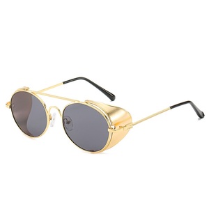 Gafas de Sol de Lujo RTS 2026 Estilo Steampunk con Doble Puente Metálico, Lentes de PC, Montura Completa, Duraderas, Diseño Moderno para Hombre y Mujer, Protección UV400, Tendencia - Product Image 1
