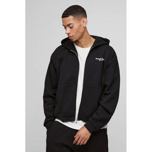 Sudaderas con Capucha Personalizadas con Logotipo para Hombre, de Felpa, de Alta Calidad, Talla Grande, con Hombros Caídos, Cierre de Cremallera, Coloridas, Gran Venta - Product Image 1