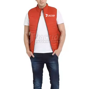 Nouveau design, col rabattu, veste d'hiver matelassée pour homme, sans manches, légère, veste d'hiver matelassée pour homme - Product Image 5