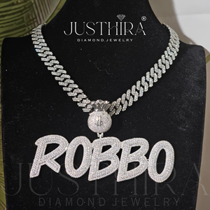 Pendentif diamant de qualité export en or rose, collier moderne pour tenue décontractée, bureau et soirées, en vente - Product Image 5