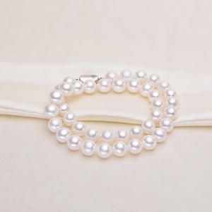 Collier de perles d'eau douce naturelles Tilian 10-11 mm, cercle presque parfait, presque sans défaut, avec une forte luminosité, boucle en argent S925 - Product Image 4