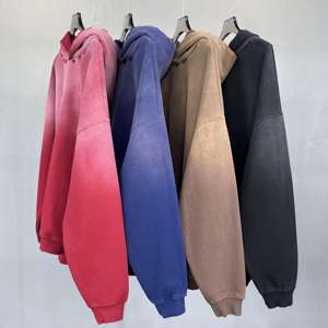 Nuevas Tendencias 2026: Sudadera con Capucha Oversize para Hombre, Estilo Boxy, de Alto Gramaje (450 g/m²), con Efecto Desgastado por el Sol, Personalizada, Vintage, con Agujeros Desgarrados, de Felpa Francesa Lavada - Product Image 1