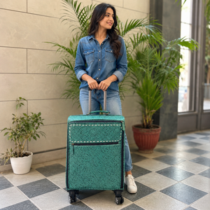 New Arrival Luggage Bags Multi Uses Handmade Trolley Bag Carving Leather Unisex <b>Big</b> Size Multi Uses <b>Suitcase</b> Hair on Hide - Product Image 3