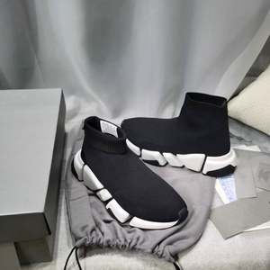 Designer Sock <b>Sneakers</b> Men Women Breathable Knit <b>Slip</b>-<b>on</b> Chunky Shoes Luxury Designer Platform Casual Walking Shoes Wholesale - Product Image 4