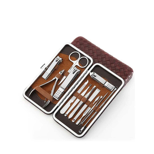 Travel Manicure <b>Kit</b> Stainless Steel <b>Nail</b> Care Grooming Tools Compact Beauty Set Manicure <b>Kit</b> - Product Image 4