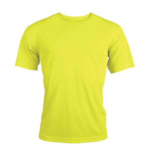 Camisetas Deportivas Lisas de Jersey, de Secado Rápido, Transpirables, de Manga Corta, Cuello Redondo, para Actividades al Aire Libre, para Hombre y Mujer, Corte Regular, 180g, 100% - Product Image 3