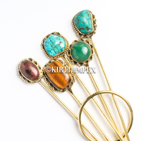 Épingles à cheveux chics en cristal pour femmes,, accessoires, bijoux, pour filles, Boho, cadeau, pierre magique, bohème