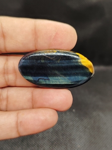 Natural Blue <b>Tiger</b> <b>Eye</b> Cabochon Lot Well Polished Smooth Blue <b>Tiger</b> <b>Eye</b> Wholesale Price Stone - Product Image 5