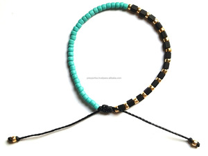 Bright Seed <b>Beads</b> <b>Charm</b> <b>Bracelet</b> Set Handmade Thin Beaded Minimalist Stackable Stretch Luxury Unisex Gift Wholesale - Product Image 6