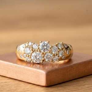 Anillo de Compromiso de Diamante Cultivado en Laboratorio con Certificación IGI, Corte Redondo de 0.758 ct, Oro Sólido de 10K, 14K o 18K, Color E, Claridad VVS - Product Image 3