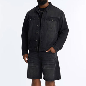 Popular Men Denim Shorts High Street Solid Vintage Wash Classic Style 100% Cotton Nonwoven Eco-Friendly Quick Dry Wholesale - Product Image 3