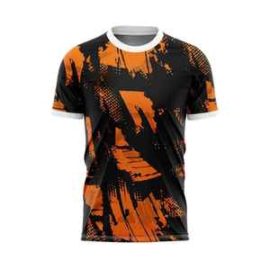 เสื้อฟุตบอลคุณภาพสูงสำหรับทุกเพศ พิมพ์ลายดิจิทัล ระบายอากาศได้ดี สำหรับทีมมืออาชีพ  โลโก้สั่งทำได้ ผลิตจากโพลีเอสเตอร์ 100% - Product Image 6
