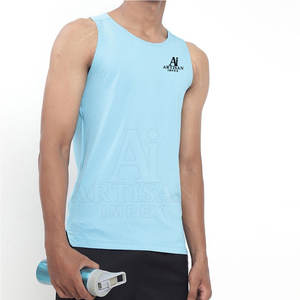 Camiseta sin mangas para hombre, hecha con el mejor material de alta calidad, ropa deportiva de secado rápido, último diseño. - Product Image 2