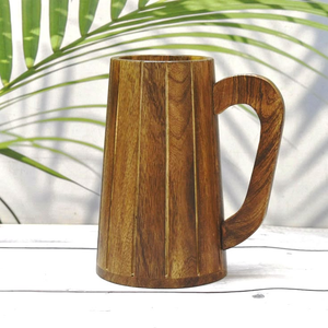Handcrafted Natural Wooden Mug – Eco-Friendly <b>Reusable</b> Drinking <b>Cup</b> for Tea, Coffee & Beer - Product Image 3