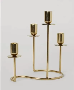 Nordic Modern Gold Metal Luxury Wedding Decorative Incense Burner Home Candle Holder Made in India - Product Image 2