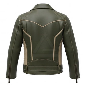Chaqueta de Cuero Premium para Motociclistas, Estilo Clásico, Construcción Duradera y Cómoda para Uso Diario - Product Image 2