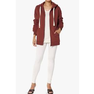 Fashion Women Loose Casual Streetwear Hoodie Long Sleeve Patchwork Zipper Pocket Hooded Sweatshirt Chaqueta Mujer - Product Image 6