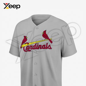 Camiseta de Béisbol Personalizada XEEP XC-BBU-20 para Hombre, Adulto, Poliéster Transpirable, Manga Corta, Ajuste Atlético, para Entrenamiento y Juego - Product Image 3