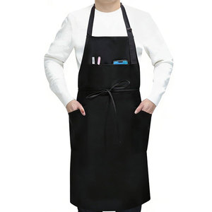 Wholesale Best Quality Unisex Restaurant <b>Kitchen</b> <b>Aprons</b> for Women with 2 Pockets, Chef <b>Aprons</b> for Cooking - Product Image 2