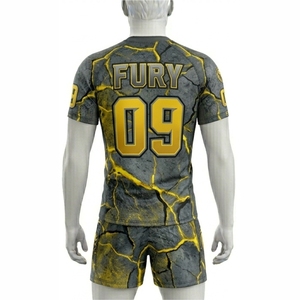 Uniformes de rugby personnalisés en gros, sublimation, couleurs personnalisées, uniformes d'entraînement de rugby pour hommes, 100% polyester, uniformes de rugby - Product Image 2