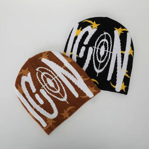 Premium Skull Cap Fitted Embroidery Custom Logo Unisex Luxury Ribbed Knitted <b>Wool</b> Fisherman <b>Beanie</b> <b>Hats</b> for Beach - Product Image 1
