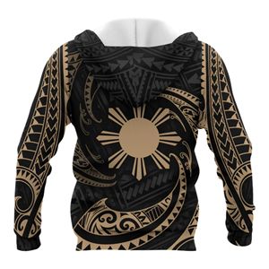 Vente en gros de sweats à capuche personnalisés avec design polynésien, impression intégrale par sublimation, sweats à capuche des îles du Pacifique, sweats à capuche personnalisés avec motif maori hawaïen - Product Image 2