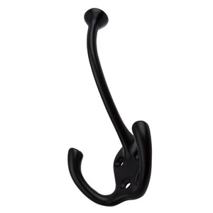 Rustic Metal Wall Hook With Birds Design 3 Hooks For <b>Clothing</b> Drill Installation - Product Image 2