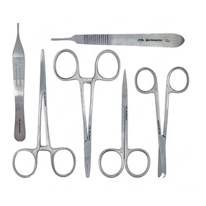 Medic Instrument Suture Kit Complete Suture <b>Practice</b> Training Kit Medical Students with Suture <b>Practice</b> Skin <b>Pad</b> - Product Image 5