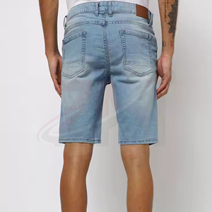 Fábrica de Ropa de Lujo al por Mayor, Pantalones Cortos de Mezclilla con Pedrería para Hombre, Estilo Urbano, Ropa Personalizada Premium, Transpirable - Product Image 3