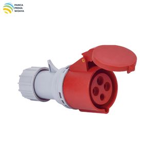 คุณภาพสูง 32A ขั้วต่อไฟฟ้าอุตสาหกรรม 3P+E 380-415V 6h IP44 ปลั๊กซ็อกเก็ต LX-224N - Product Image 2