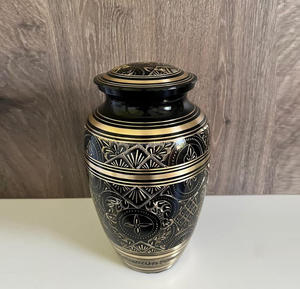 Wholesale Brass Adult Cremation Urns for Human & <b>Pets</b> <b>Ashes</b> Personalized Metal Cremation urns for Male & Female <b>Ashes</b> & <b>Keepsake</b> - Product Image 1