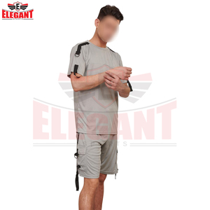 Nouvelle Tendance : Ensemble Décontracté d'Été Personnalisé Couleur Unie pour Vente en Gros – Haut à Manches Courtes Col Rond et Short Assorti Longueur Genou - Product Image 3