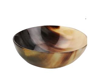 งานหัตถกรรมควายตกแต่งเป็นประกายพิเศษชามเขาควายทำมือจากเขาจริงธรรมชาติ - Product Image 1