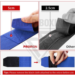 Protège-poignets bleus personnalisés pour enfants, en coton durable, haute élasticité, écologiques, motifs dessin animé/licorne, pour la boxe - Product Image 5